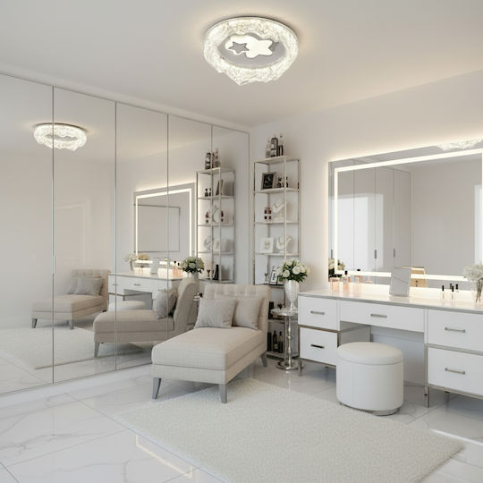 Alista Home Таванна плафониера Бяла с Интегриран LED