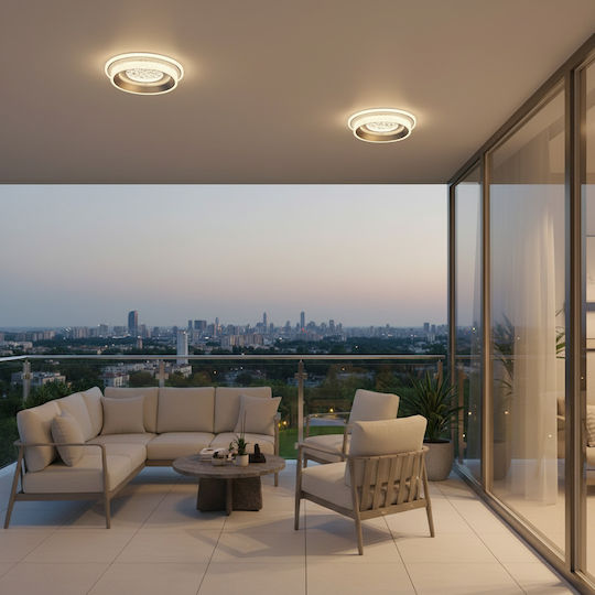 Alista Home Plafonieră de Tavan Albă cu LED Integrat