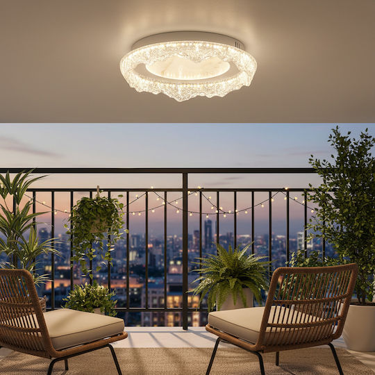 Alista Home Plafonieră de Tavan Albă cu LED Integrat