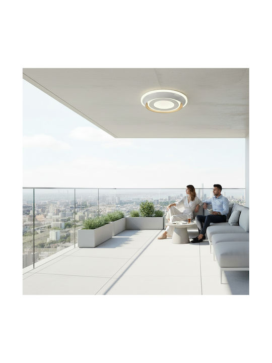 Alista Home Таванна Плафониера Бяла с Интегриран LED