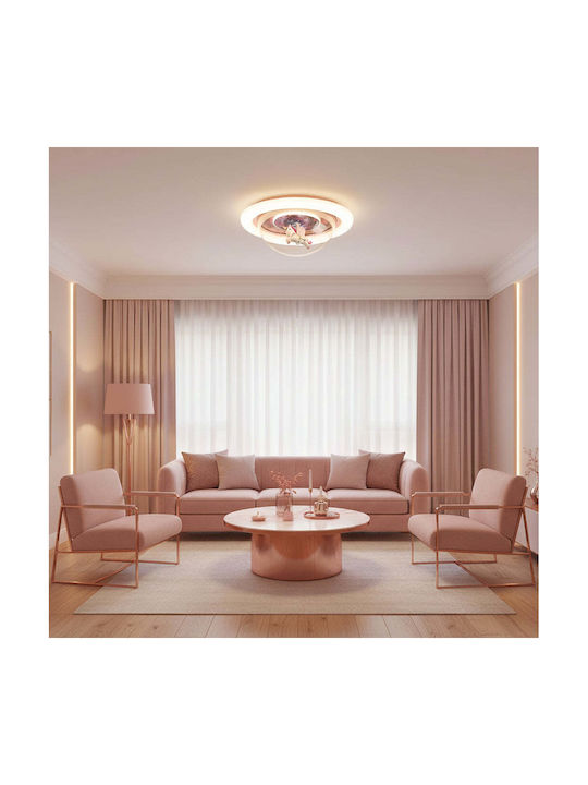 Alista Home Plafonieră de Tavan Roz cu LED Integrat