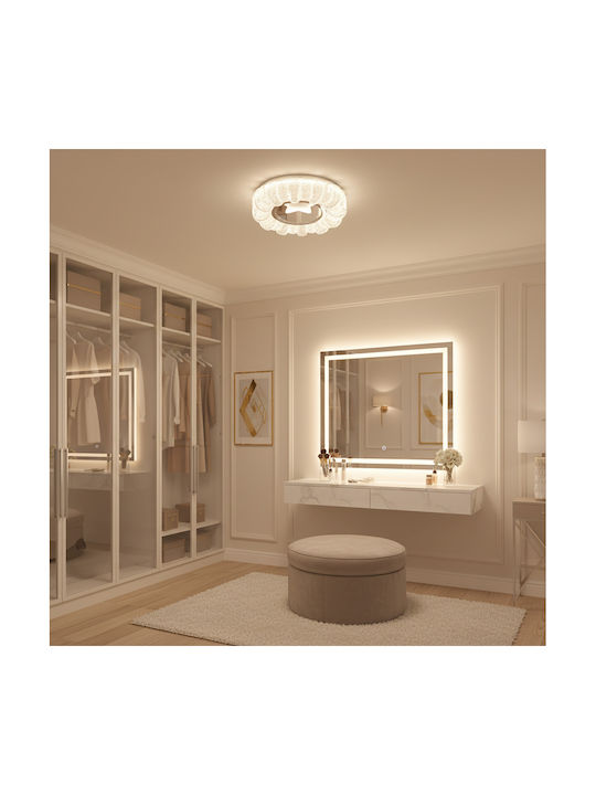 Alista Home Таванна Плафониера Бяла с Интегриран LED