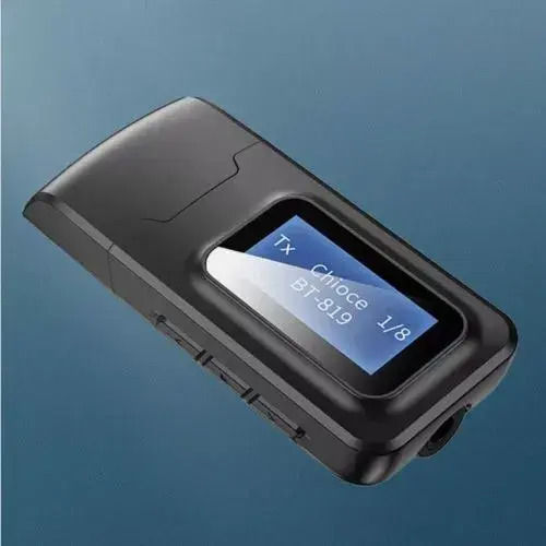 Oem 2-in-1 Wireless Usb Bluetooth Audio Transmitter Receiver Aux Jack Lcd Wireless Music Adapter