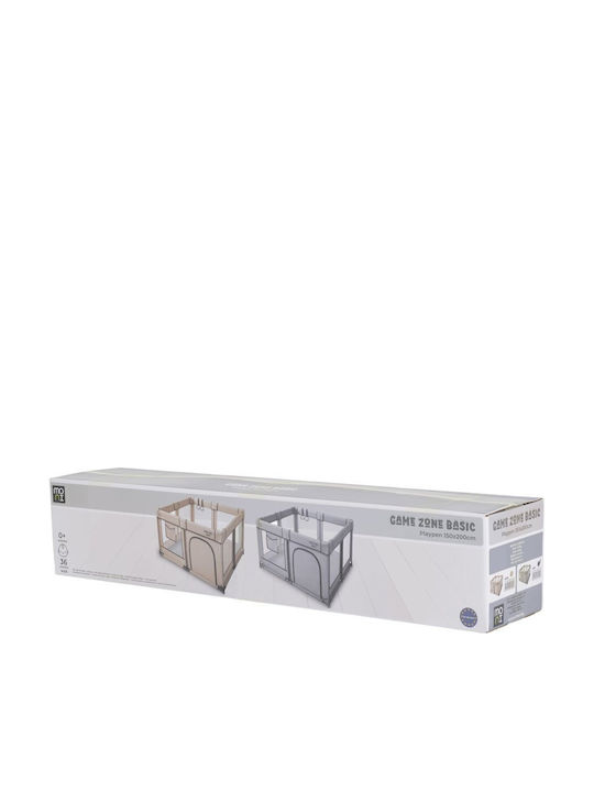 Moni Πάρκο με Στρώμα Μπεζ 200x150cm