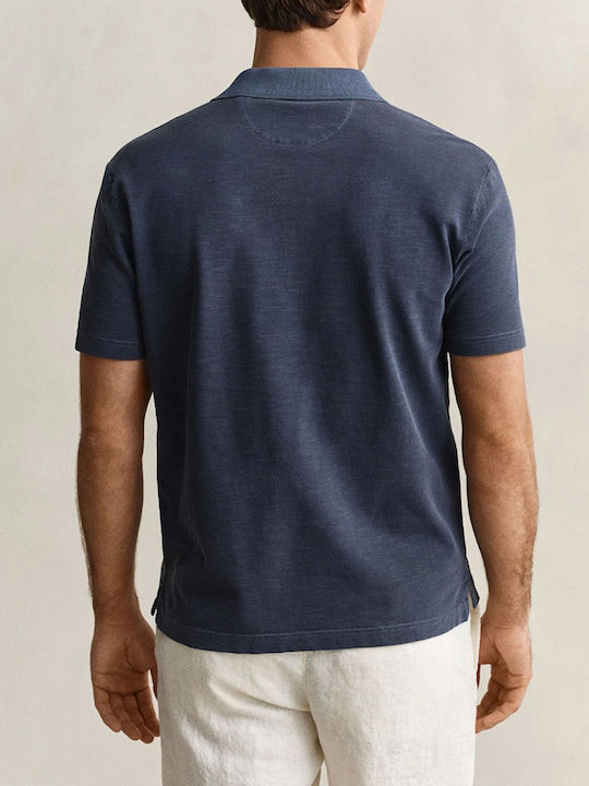 Gant Polo Herrenblusen Dunkelblau