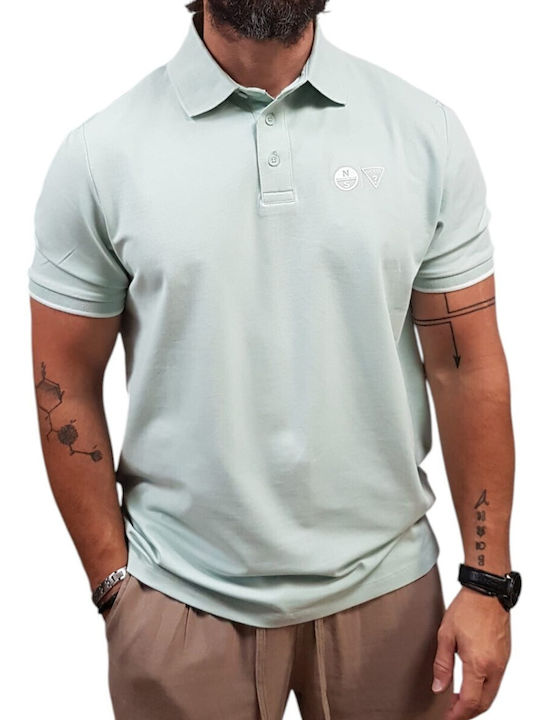 Guess Polo Μπλούζα Light Green