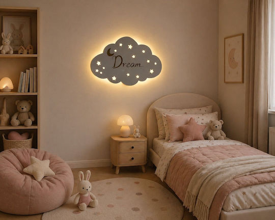 Cloud Name Wall Light