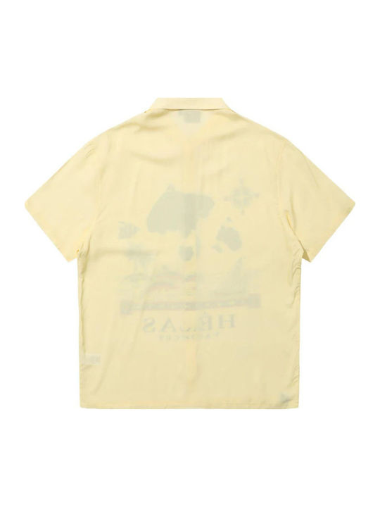 Short Sleeve Shirt Pastel Yellow