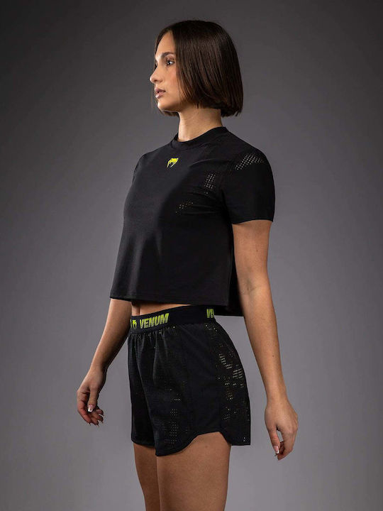 Damen-Shorts - Bermudas Schwarz/Gelb