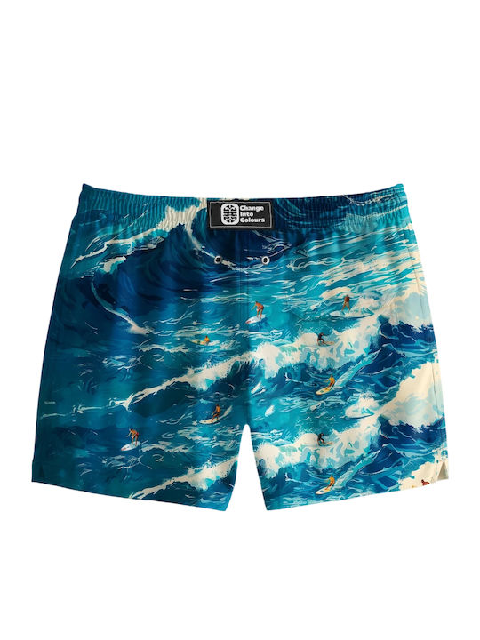 Herren-Bademode Kurze Hosen Blau