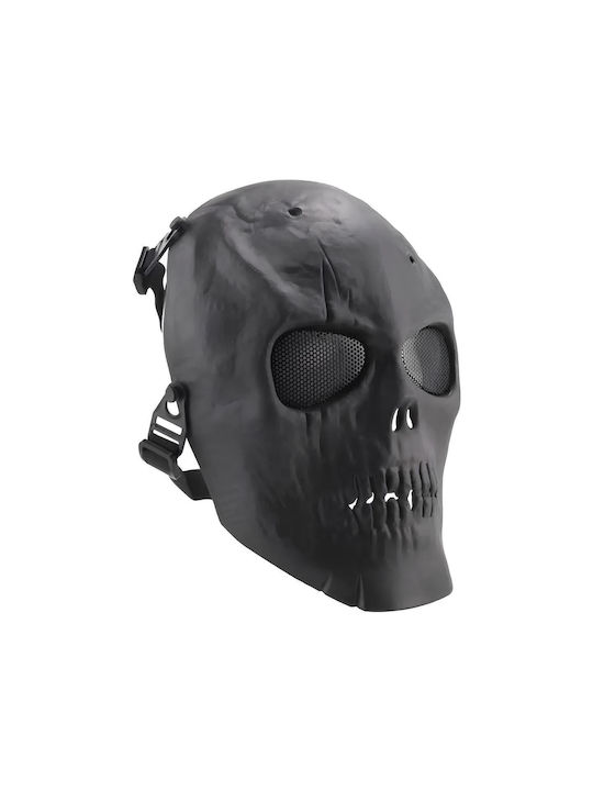 Mască-cască Neagră Resteq Airsoft Motociclete Halloween