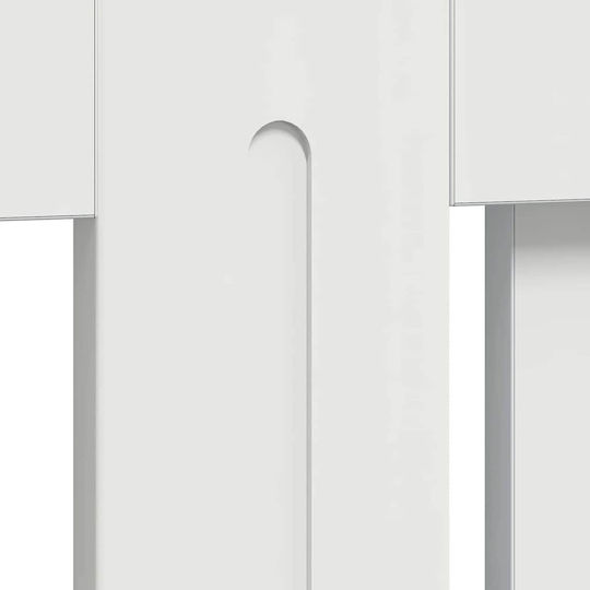 vidaXL MDF Heizkörperabdeckung Weiß 172x19x81.5cm