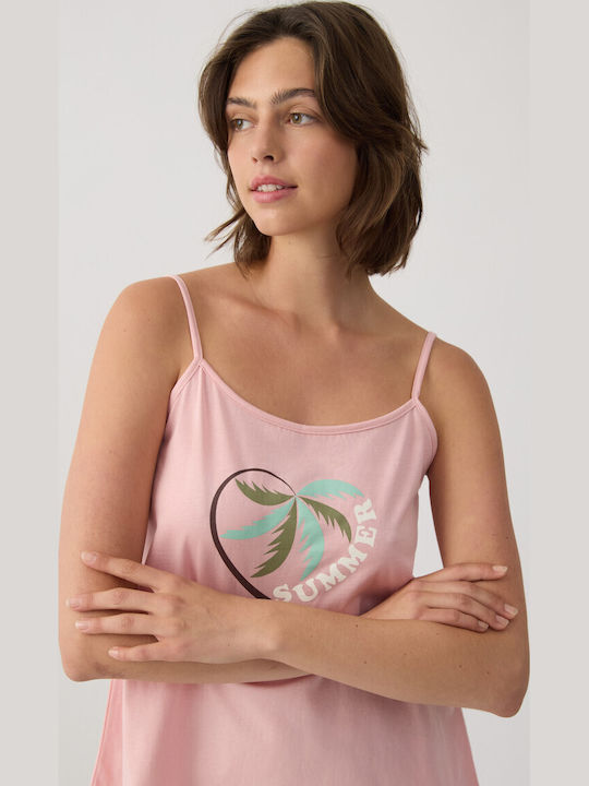 Mint Set De Pijamale Dama Pentru Vară Multicolor