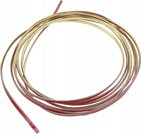 Elastic Chrome Strips Gold Tape 12 Mm