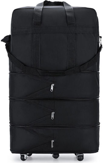 Sack Voyage Black with Wheels Fabric M80xW20xH47cm