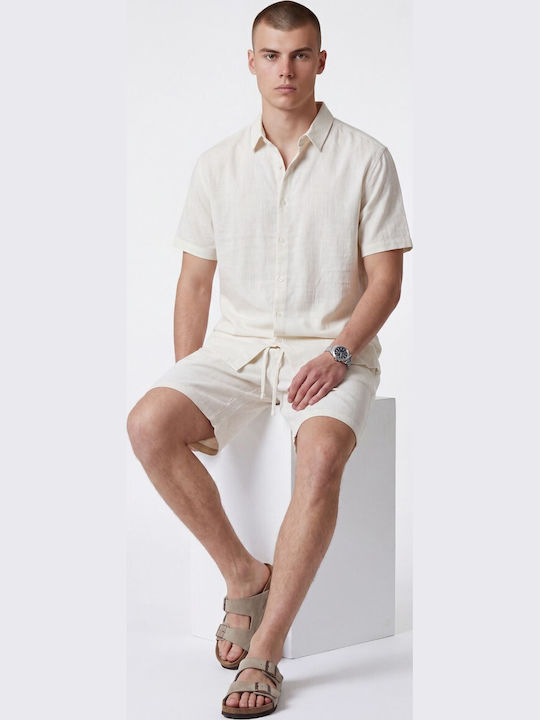Men's Shorts Set Ecru