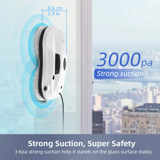 Fenstersauger Roboter Elektrisch 80W Weiß
