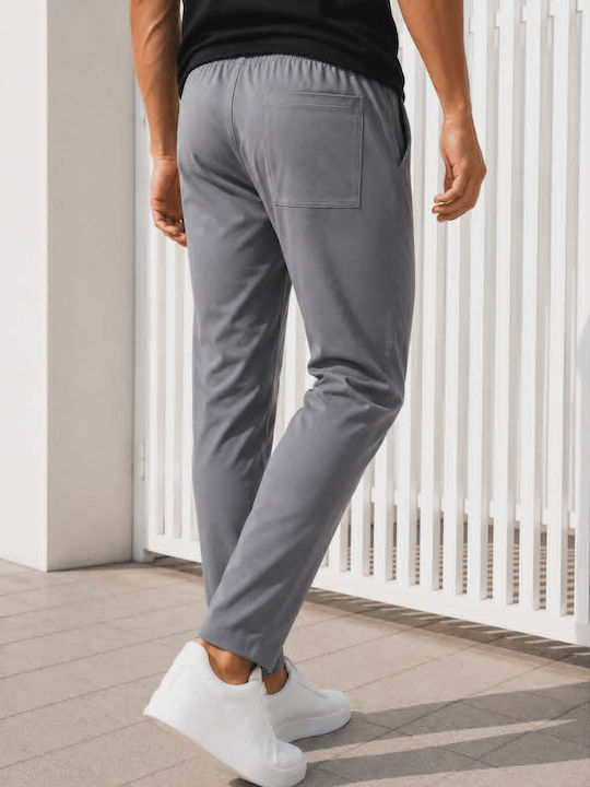 Chino Trousers in Slim Fit Grey