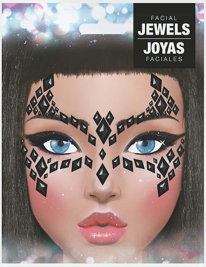 Stickers Jewelry Crystals Face Bat