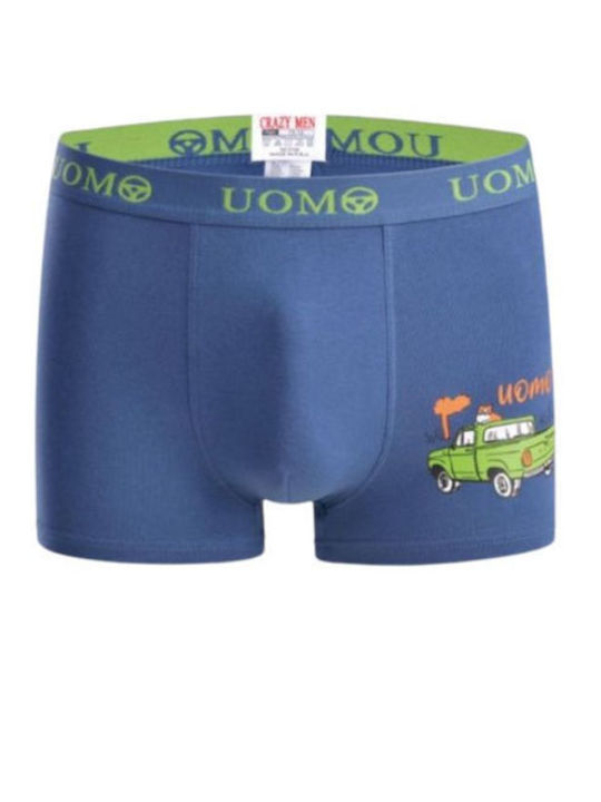 Uomo Σετ Παιδικά Μποξεράκια 4τμχ Πολυχρωμο
