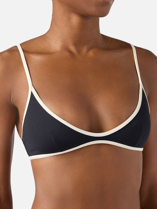 MC2 Top Bikini Negru Alb