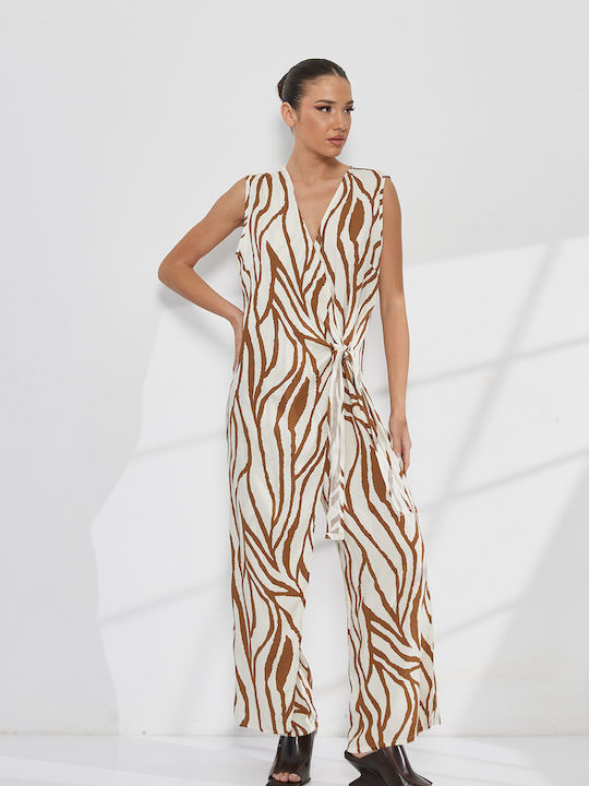 Γυναικεία Ολόσωμη Φόρμα Zebra Print