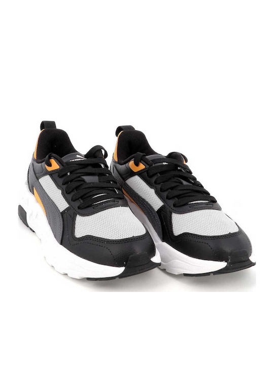 Trinity 2 Kids Sneakers with Hoop & Loop Closure Grey