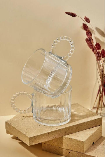SteweHome Κούπα Γυάλινη Καφέ 325ml 2τμχ