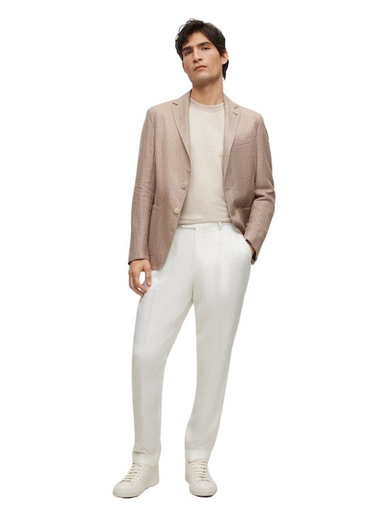 Sommer Herrenanzugsjacke Beige