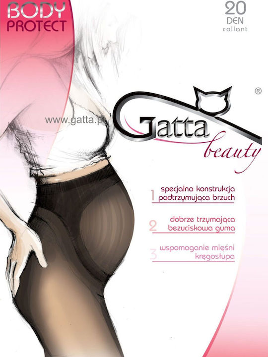 Gatta Body Protect 20 Den Бежов Матерни чорапи