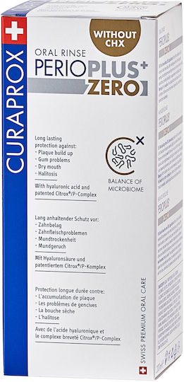 Curaprox Perio Plus+ Zero Στοματικό Διάλυμα κατά της Περιοδοντίτιδας 200ml