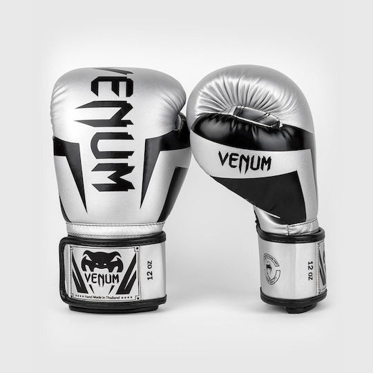 Venum Elite Mănuși de box pentru competiție Argintii
