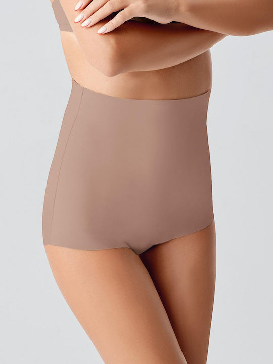 New Bra Lingerie Slip Σύσφιξης Χωρίς Ραφές Καπουτσίνο