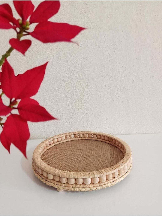 SteweHome Διακοσμητικός Δίσκος Ξύλινος 20x20cm