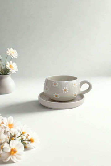 SteweHome Kaffeetasse Keramik Weiß