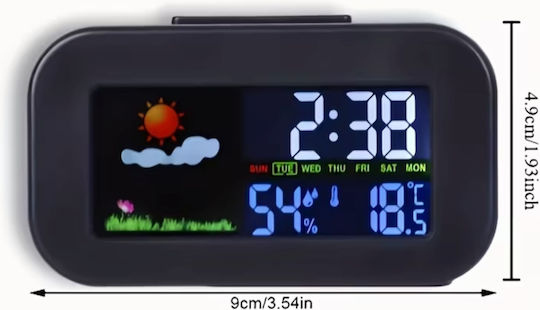 Smart Clock Дигитален Термометър за Използване в Закрито Помещение