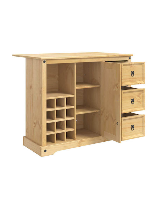 Freestanding Cabinet Honey Wax 112x70x91.5cm