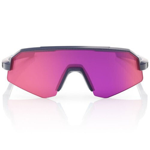 100% Cycling Glasses Slendale With Purple Frame And Mirror Lenses