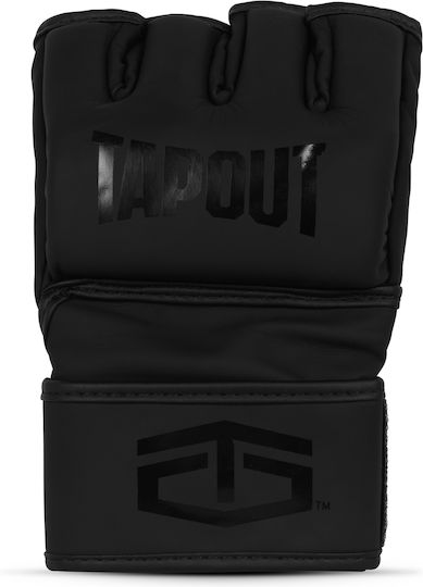 Γάντια Mma Tapout Hasley Artificial Leather Mma Sparring Gloves Black Black