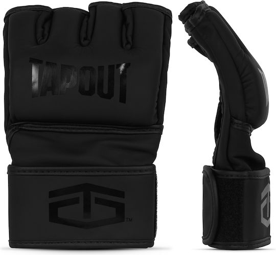Γάντια Mma Tapout Hasley Artificial Leather Mma Sparring Gloves Black Black