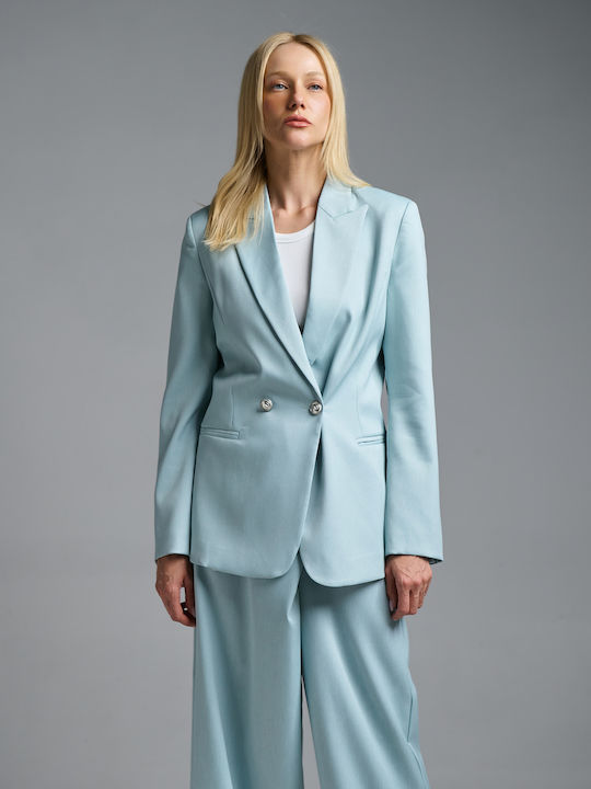 Vicolo Vicolo Damen Blazer Türkis