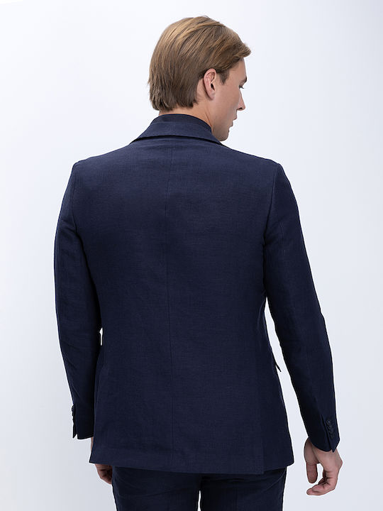 Costum Barbat De Mireasă De Vară Albastru Închis Berlino D6 T104/100 Navy