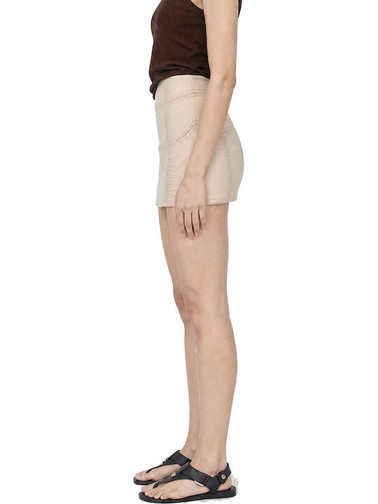 Mini Ecru Skirt