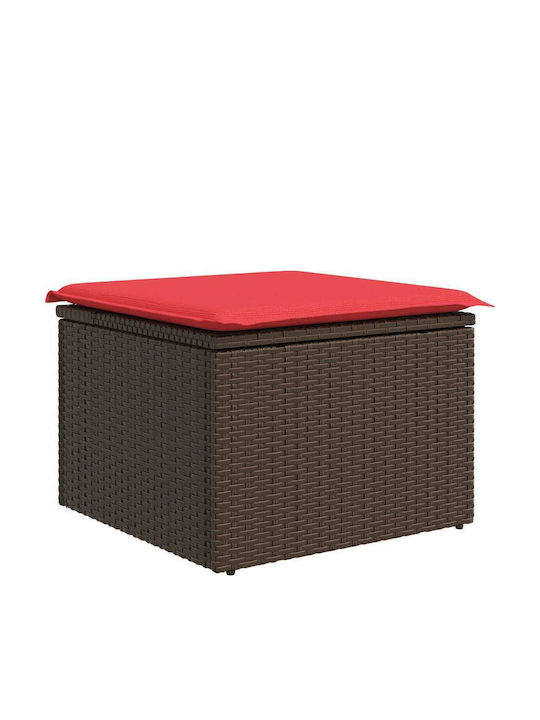 Corner Outdoor Sofa Rattan with Cushions 55x55x37cm