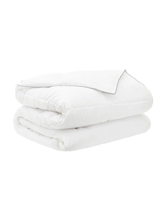 vidaXL Set Quilt Super King 220x260cm White 2 Pieces 150 GSM