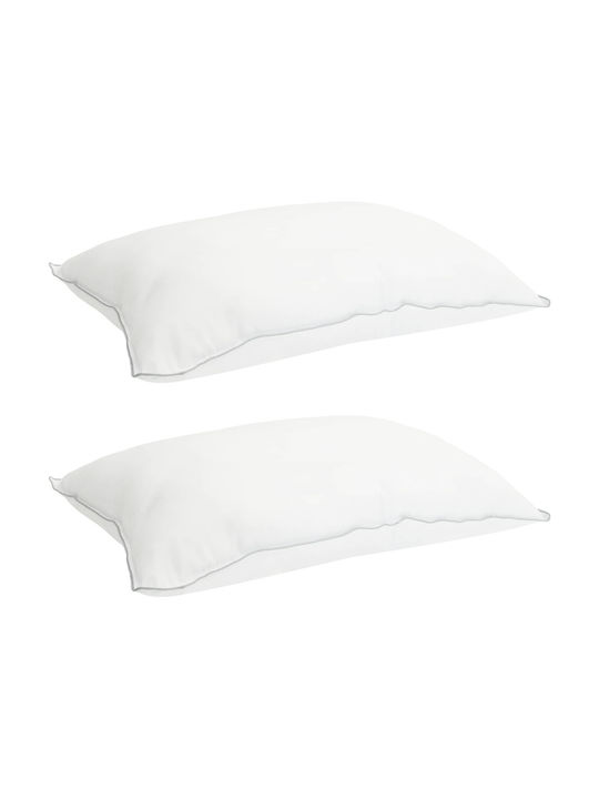 vidaXL Double Quilt Set 200x220cm White 2 Pieces 150 GSM
