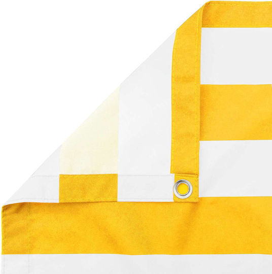 vidaXL Netz- und Schattengewebe Gelbes mit PU-Beschichtung 1,8x3m 160g/m²