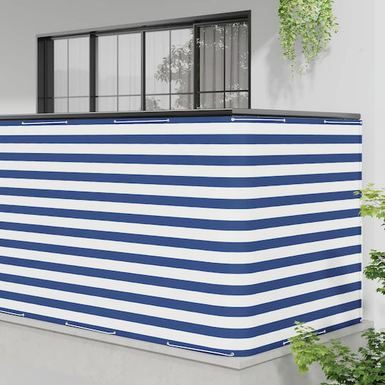 vidaXL Netz- und Schattengewebe Blau mit PU-Beschichtung 1,5x4m 160g/m²