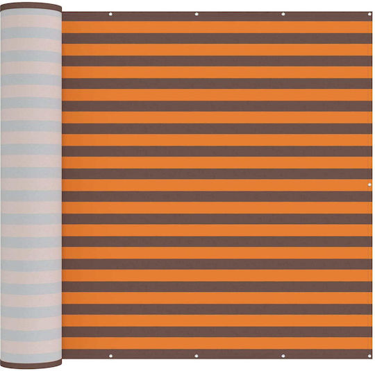 vidaXL Orange Shade Mesh Fabric with PU Coating 1.8x5m 160gr/m²
