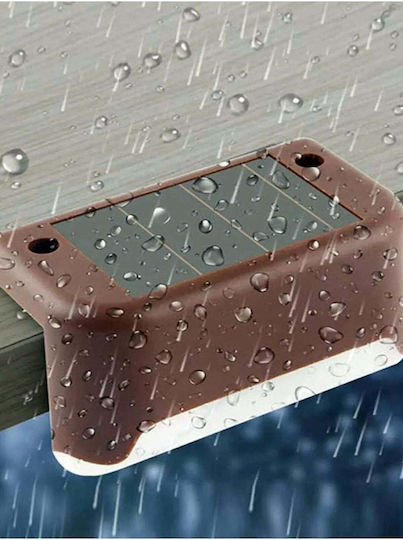 SteweHome Σετ 2 Ηλιακά Φωτιστικά 5W με Φωτοκύτταρο 7.5x4x3.5εκ.